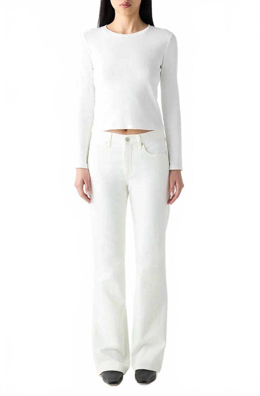 NEW AMO marcenia 90s flashback fit jean in eggshell